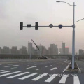 Tiang lampu isyarat trafik poliester galvanized